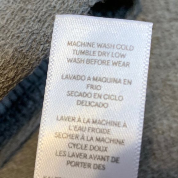 NWT Alternative Vintage Sport French Terry B-Side Reversible Sweatshirt Gray - M - Picture 13 of 16